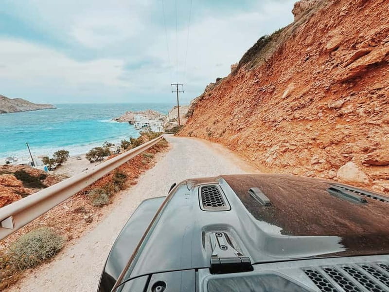 Milos: Luxury Jeep Safari with BBQ & Drinks - Off-Roading in Style with Jeep Wranglers