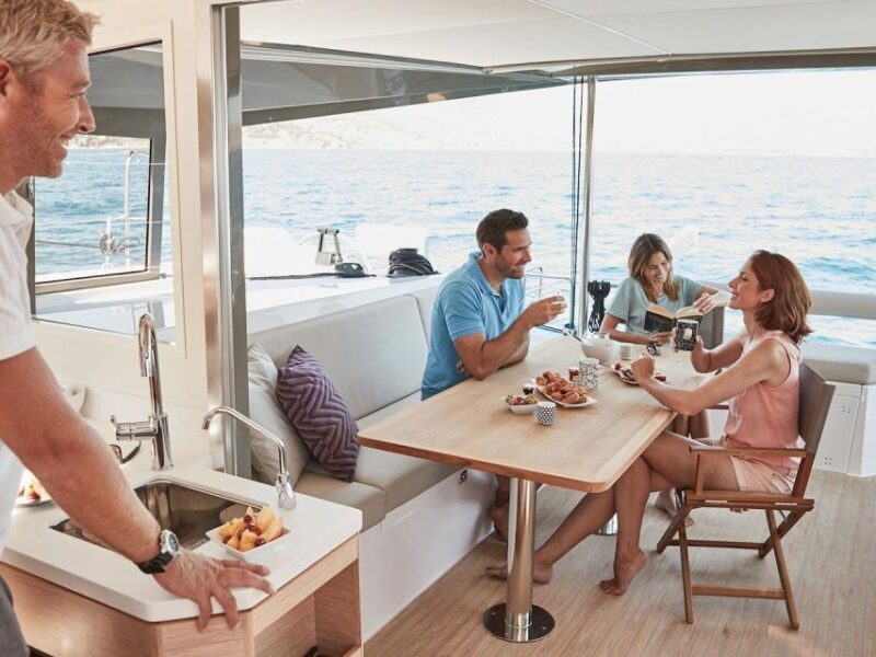 Milos: Private Catamaran Cruise to Kleftiko and Polyegos - Comfort and Entertainment on the Luxurious Catamaran