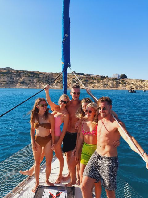 Milos : Private Full Day Cruise to Kleftiko With Lunch - Swimming and Snacking at Saint Dimitrios Beach