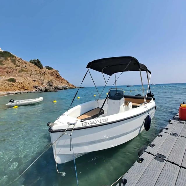 Milos: Rent a boat with or without Skipper - Key Points