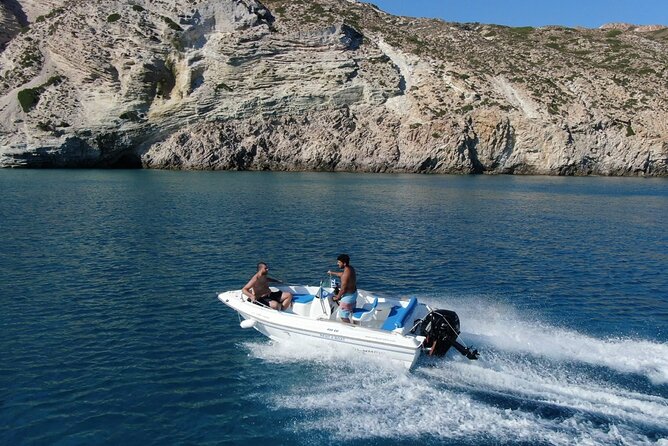 Milos: Rent a boat without License - What’s Included in the Boat Rental