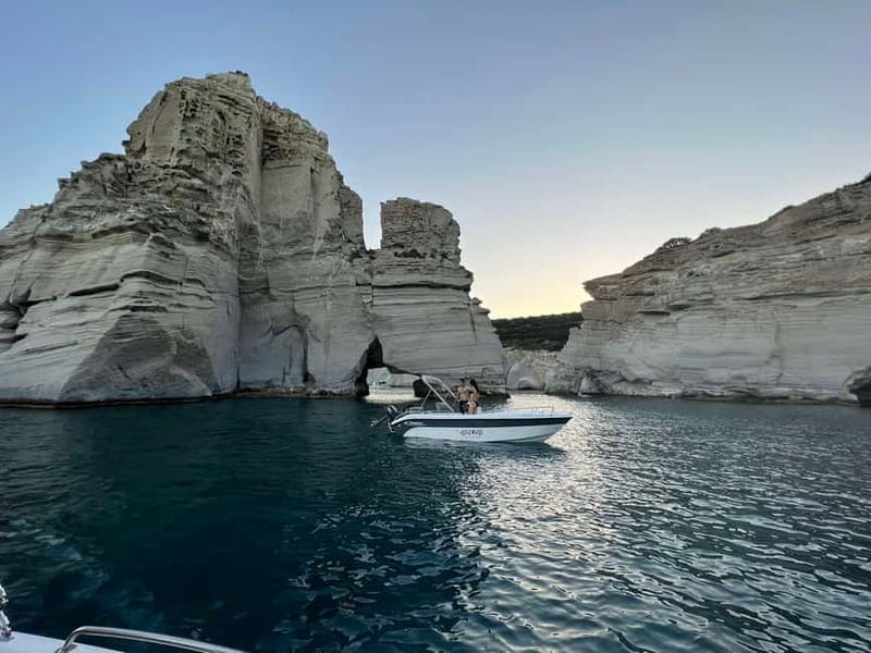 Milos: Self-Driving Boat Tour to Kleftiko - Experience the Ease of Driving a Small Boat Without a License