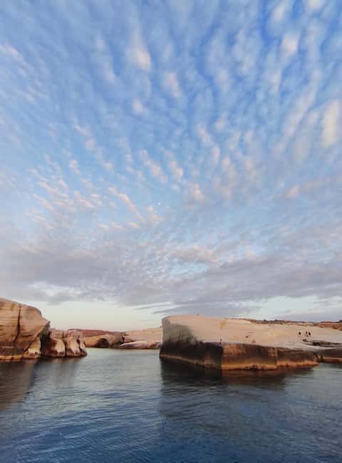 Milos: Small Group Yacht TourKleftiko Sarakiniko Poliegos - Iconic Sykia Cave and Other Coastal Landmarks