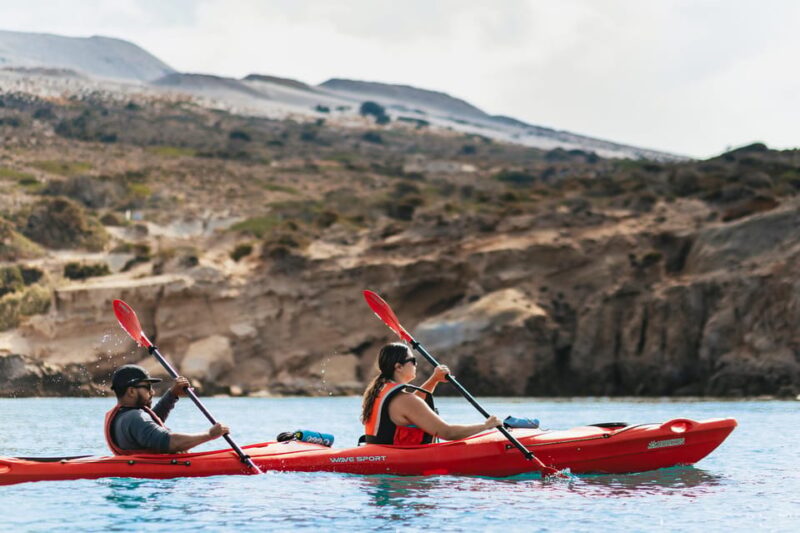 Milos: Tsigrado and Gerakas Beach Kayaking Tour - The Paddling Route and Its Pacing