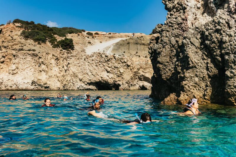 Milos: Tsigrado and Gerakas Beach Kayaking Tour - Snorkeling, Cave Exploration, and Marine Life