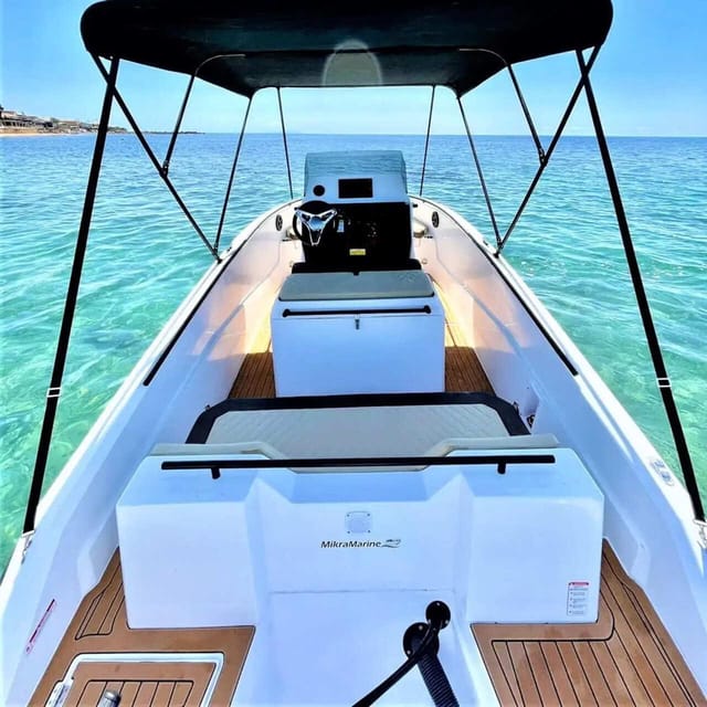 Milos:Rent a Luxury RIB Boat (Speedboat license is required) - Key Points