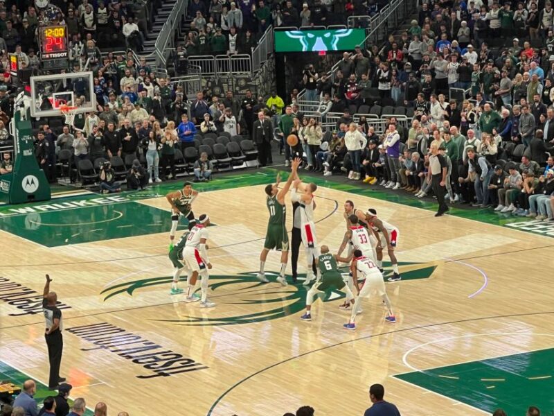 Milwaukee: Milwaukee Bucks Basketball Game Ticket - Seating Options and Views Inside Fiserv Forum