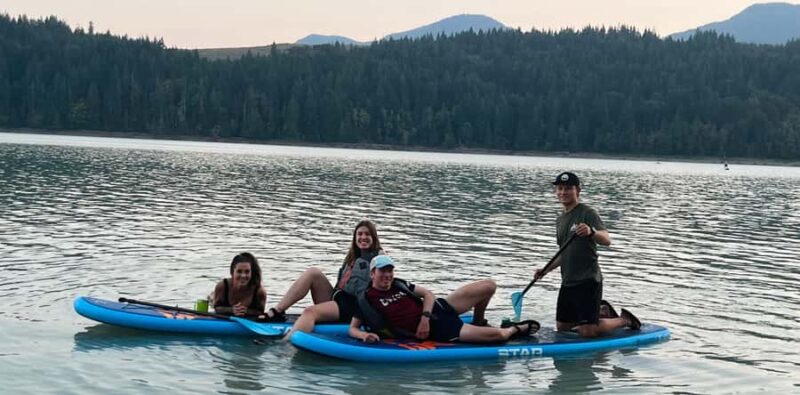 Mineral Lake: Sunset Paddle Board Tour with View of Rainier - Key Points