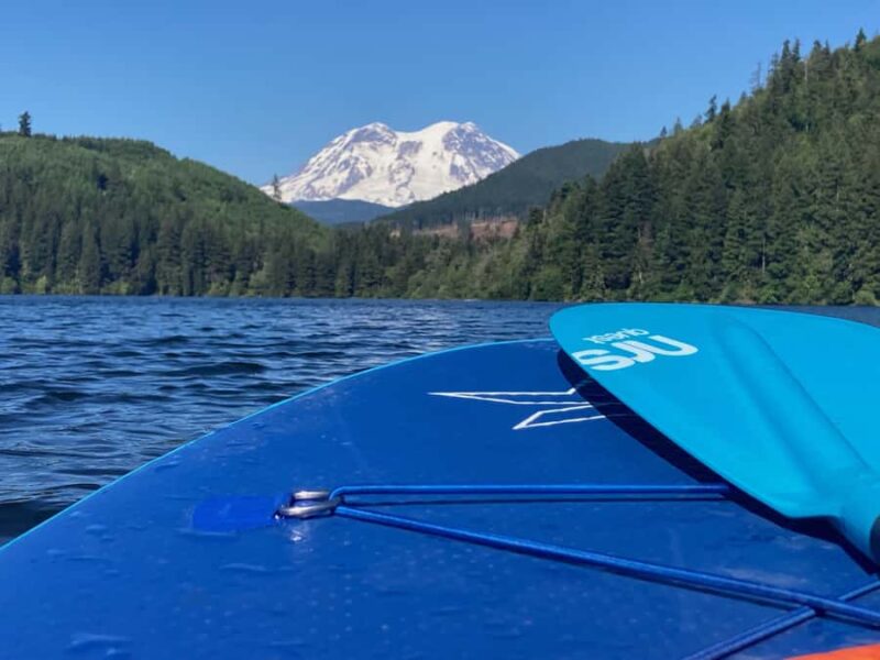 Mineral Lake: Sunset Paddle Board Tour with View of Rainier - Sunset Views and Photography Opportunities on Mineral Lake