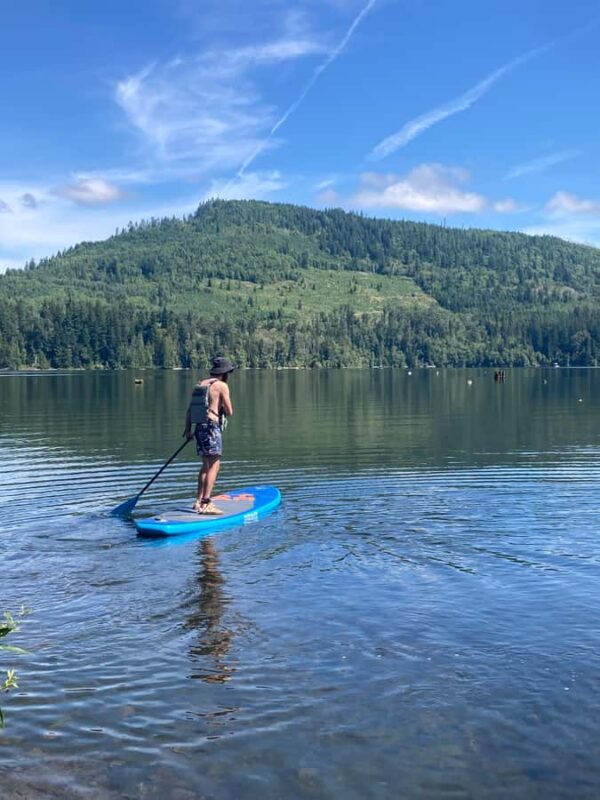 Mineral Lake: Sunset Paddle Board Tour with View of Rainier - Returning to the Shore and Wrapping Up the Tour
