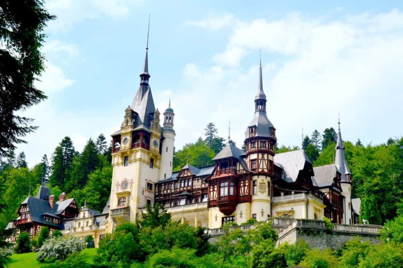 Minivan 3 Castles Day trip Peles, "Wednesday" & Dracula - Discover the Charm of Romania’s Most Famous Castles