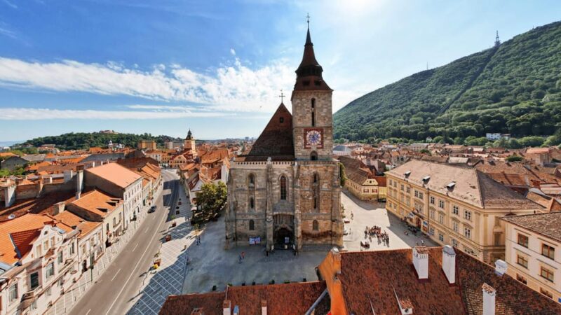 Minivan 8: Peles & Dracula's Castle and Brasov Full-Day Trip - Discovering Braov’s Colorful Old Town and Black Church