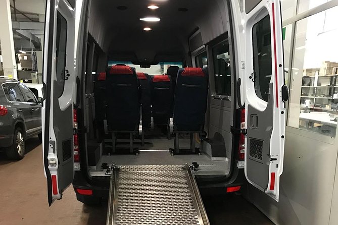Minivan suitable for transporting disabled people with a wheelchair - Cost, Booking, and Cancellation Policy