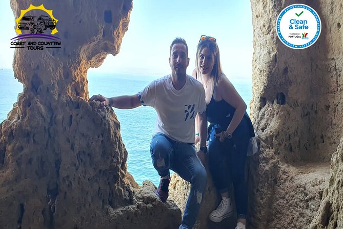 Minivan tour along the coast to Benagil and Carvoeiro from Albufeira - Discovering Algar Seco’s Natural Caves and Windows