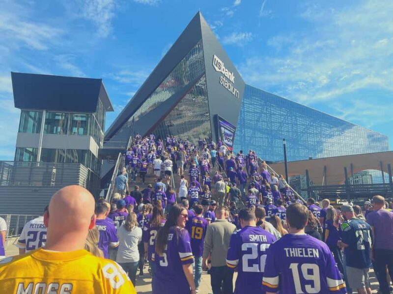 Minnesota Vikings Football Game at US Bank Stadium - How to Access the Stadium with Your Mobile Ticket