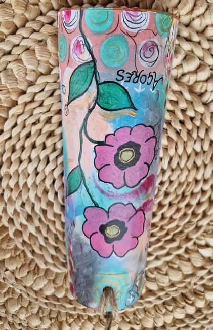 Mixed Media Art Workshop W/lunch - Discover the Artistic Charm of the Azores with a Mixed Media Workshop