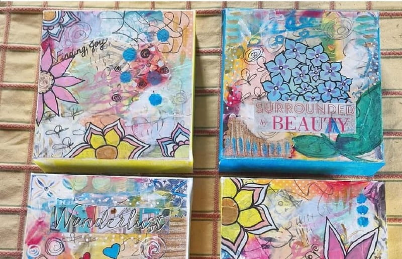 Mixed Media Art Workshop W/lunch - Seamless Logistics with Included Pickup and Drop-off