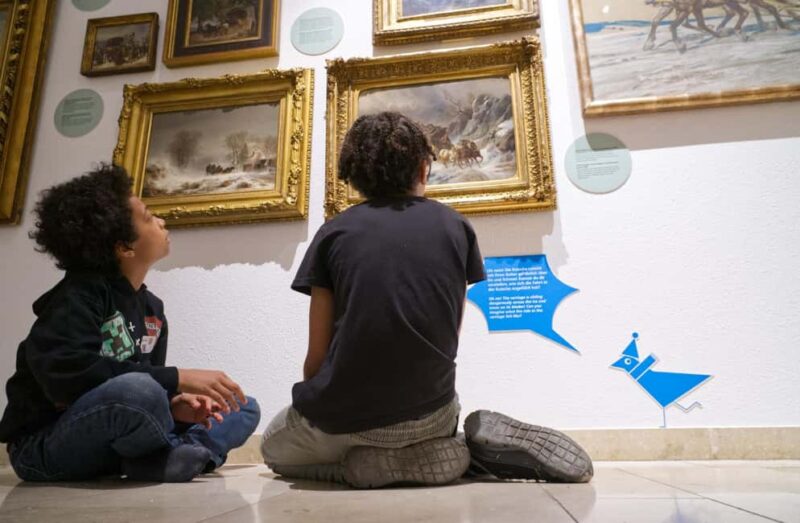 MKFrankfurt family tour - media history...told through art - Interactive Elements and Learning Opportunities