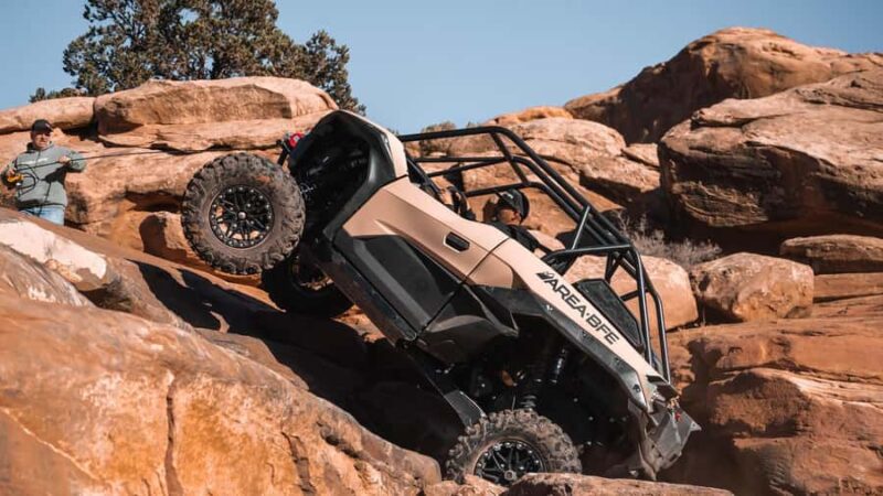 Moab 4 Seat Custom 4x4 Off Road UTV Rental - The Experience Provider: AreaBFE Tours’ Top Ratings