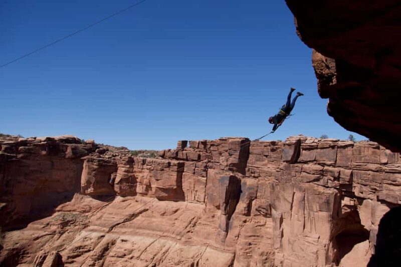 Moab: 400-Foot Rope Swing Experience - Moabs 400-Foot Rope Swing: An Adrenaline Rush with Scenic Views