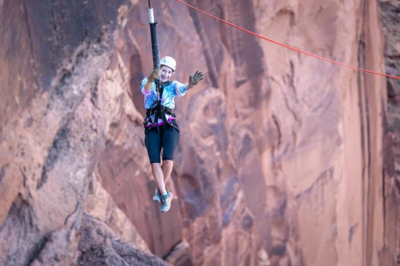 Moab: 400-Foot Rope Swing Experience - Meeting Point at Seven Mile RV Park for Moabs Adventure