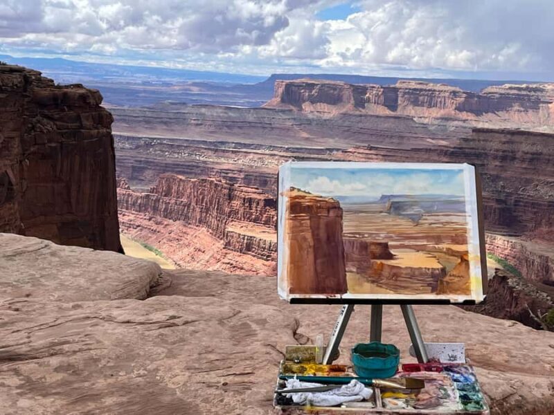 Moab: 5-Day Plein Air Watercolor Workshop with Carol Newsom - Location and Meeting Details in Moab