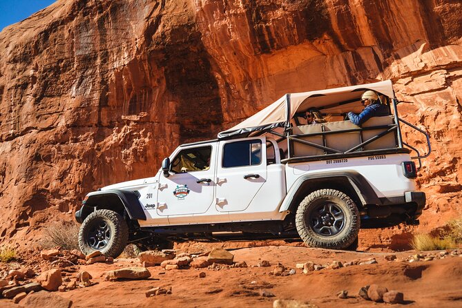 Moab Afternoon Half Day Jeep Tour - Unique Ride Through Red Rock and Slickrock Terrains
