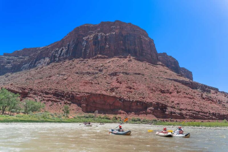 Moab Half Day Kayaking Trip - Colorado River - Key Points