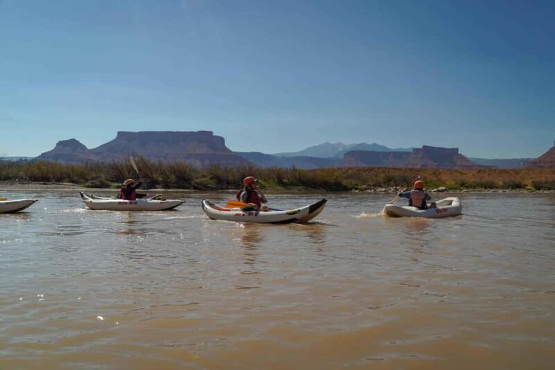 Moab Half Day Kayaking Trip - Colorado River - The Experience of Paddling on Inflatable Kayaks