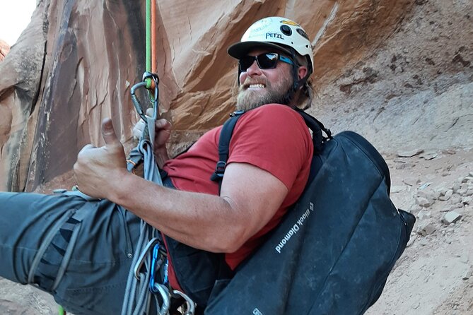 Moab Rappeling Adventure: Medieval Chamber Slot Canyon - The Small Group Advantage