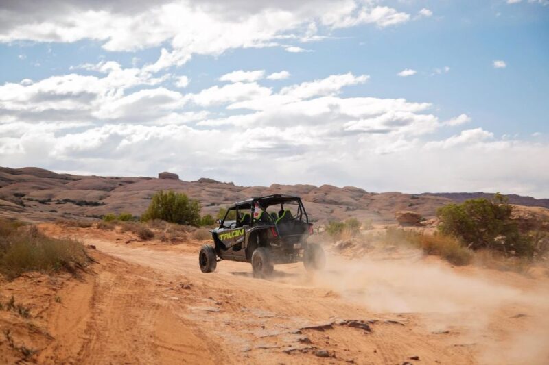 Moab: Self-Driven Guided Sunset UTV Tour to Fins N Things - Safety Measures and Equipment