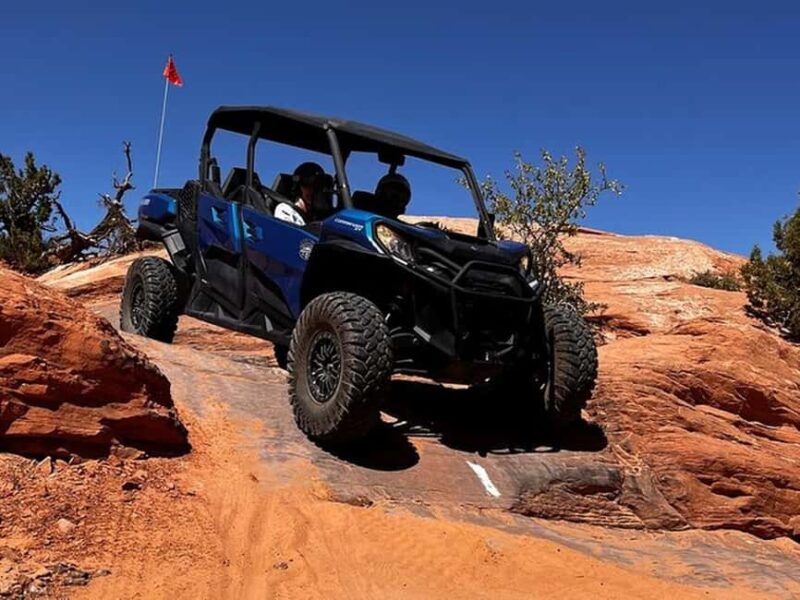Moabs #1 Rated Guided U-Drive Hells Revenge Off-Road Tour - Driving Your Own UTV on the Hell’s Revenge Trail