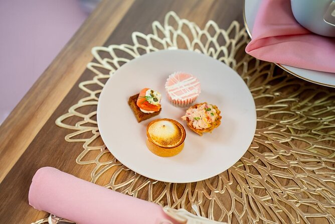 Mobile Tea Room Experience in New York - Riding in Style on a Fully Temperature-Controlled Pink Bus