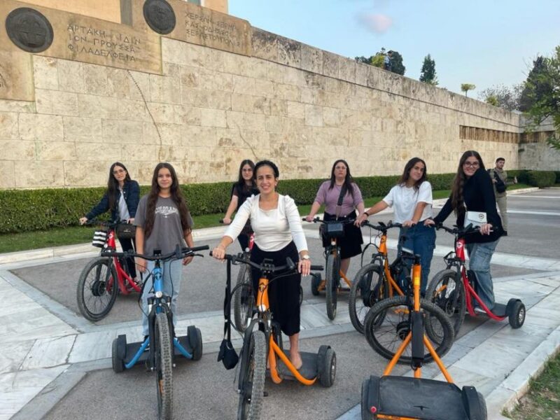 Modern Athens City Ayo's E-Bike Trike Tour - The Greek Parliament and the Changing of the Guard