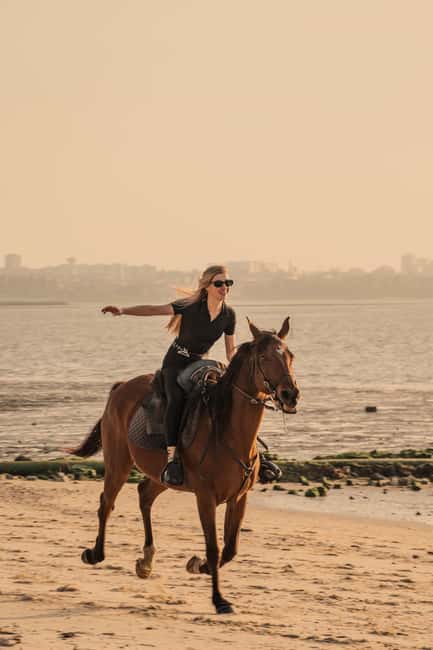 Moita: Private Horseback Riding On The Beach At Sunset - Riding Along the Beach at Sunset
