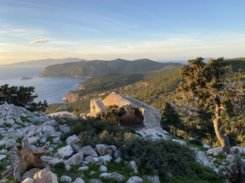 Monolithos: Small Group Hike and Sunset at Monolithos Castle - Embarking from Monolithos Village to a Hidden Red Sand Bay