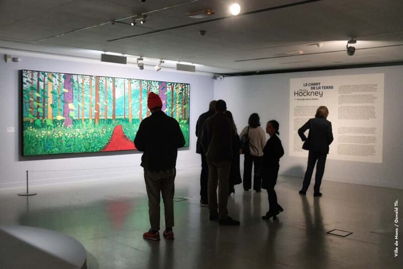 Mons: Guided tour of the "David Hockney. The Song of the Earth" - Discover David Hockneys Nature-Inspired Works in Mons