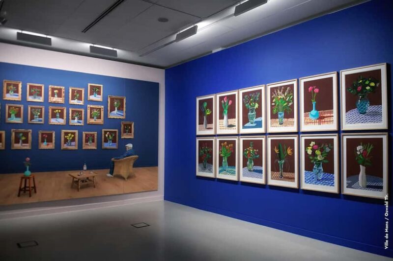 Mons: Guided tour of the "David Hockney. The Song of the Earth" - Exploring Hockneys Works and Artistic Dialogue