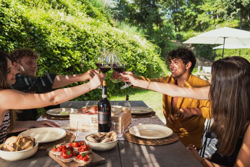 Montalcino: Molino Winery Tour & Wine Tasting - Tasting the Estate Wines: Brunello, Rosso, and Rosato