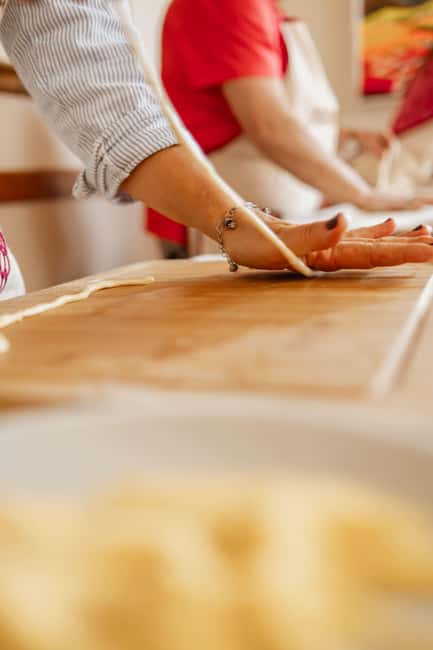 MONTALCINO : Pasta Class with Brunello Tasting and Lunch - The Culinary Menu: Appetizer, Pasta, and Dessert