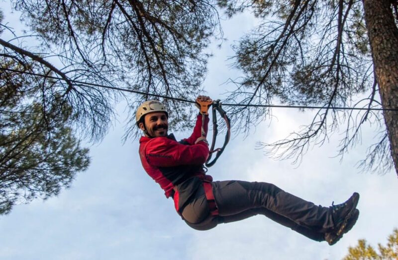 Monti Rossi Adventure Park Entry Ticket Full - Experience the Thrill of Tree-Top Challenges at Monti Rossi Adventure Park