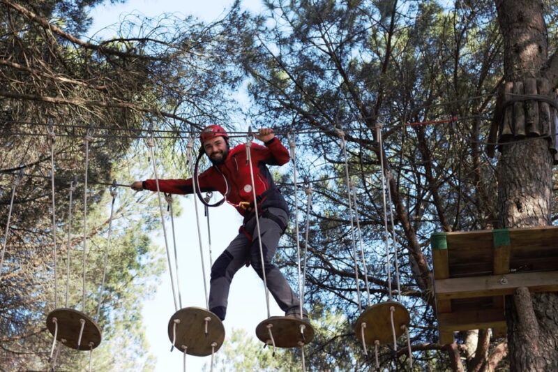 Monti Rossi Adventure Park Entry Ticket Full - Tree Climbing Challenge: Reaching the Top of the Trees
