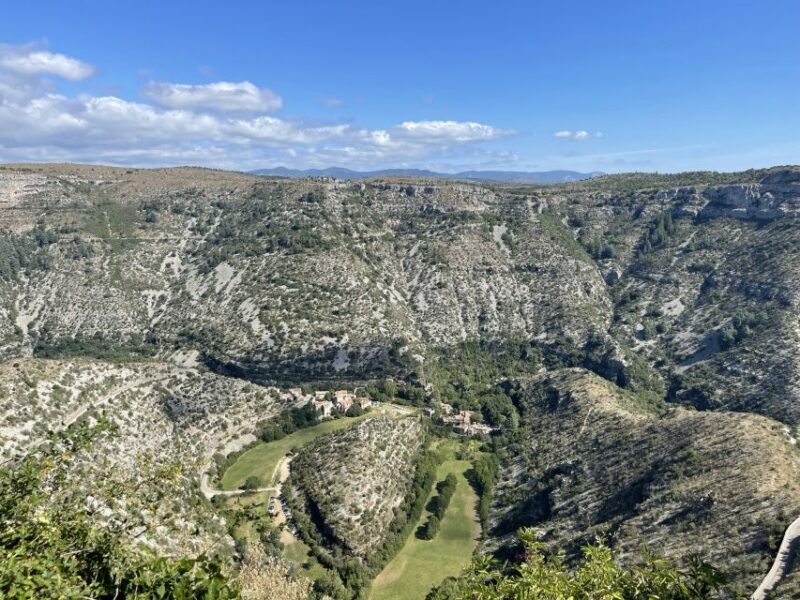 Montpellier: Visit Cirque of Navacelle and its medieval mill - Walking to the Medieval Mill Over the Foux de la Vis Waterfall