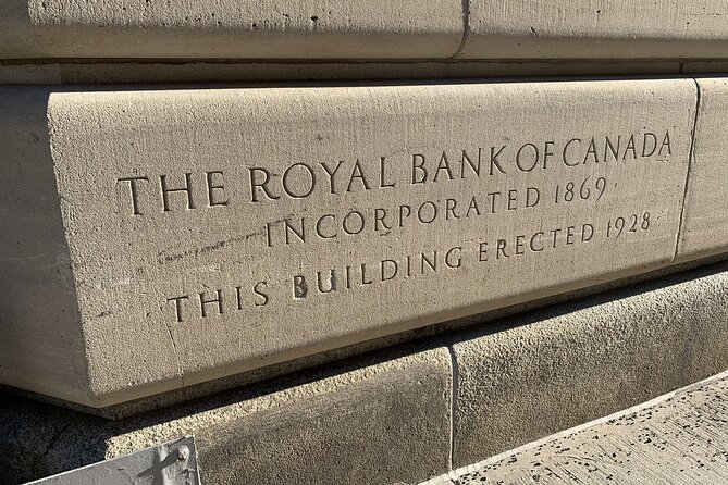 Montreal Culture Tsunami: Self-Guided Puzzle Walk - Learning Financial History at the Bank of Montreal