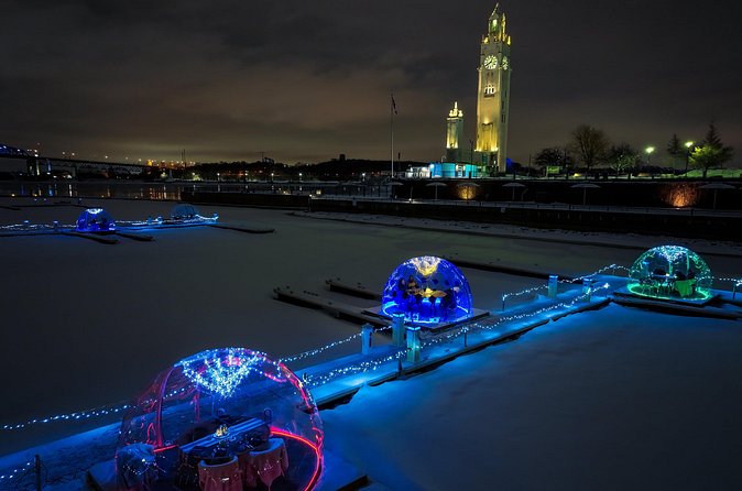 Montreal: Dome Dinning in Old Port of Montreal - Scenic Stops: The Montreal Clock Tower and Jacques-Cartier Bridge