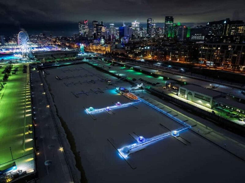 Montreal: Dome Dinning in Old Port of Montreal - Gourmet 4 to 6-Course Winter Menu