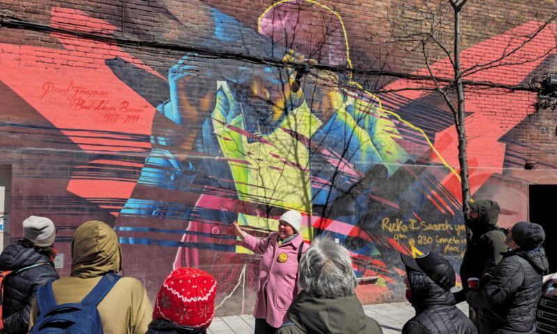 Montreal: Guided Walking Tour of Montreal's Murals - Spotlight on Artists: Phillip Adams and David Guinn