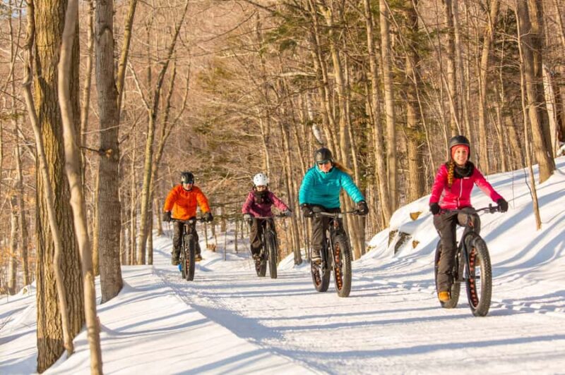Montreal: Mont-Saint-Bruno National Park Entry and Fatbiking - Key Points