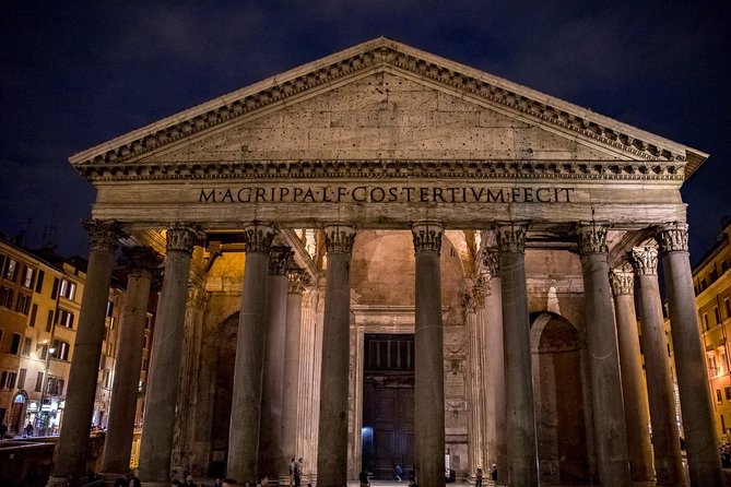 Moonlight Rome Small Group Walking Tour - The Magnificent Pantheon in Nighttime Glory