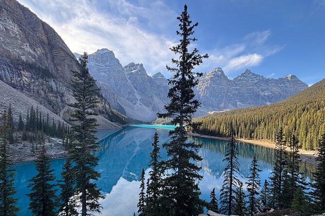 Moraine Lake and Lake Louise Day Trip from Calgary Canmore Banff - Bow Falls: A Powerful Cascade to End the Day